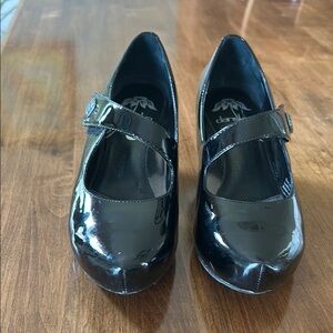 Dansko Black Patent Leather Heels